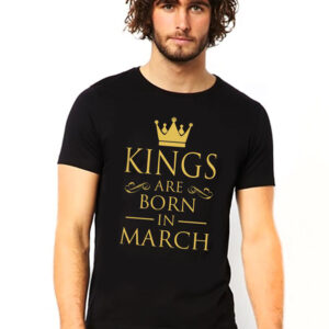 Мъжка органична тениска Kings in March 1