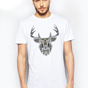 Мъжка органична тениска Ethnic Deer