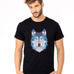 Мъжка органична тениска Triangle Wolf