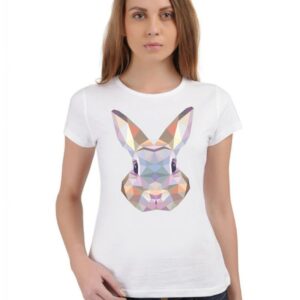 Дамска органична тениска Triangle Rabbit
