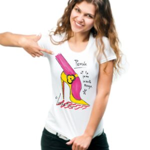 Дамска органична тениска Shoes Lobotin